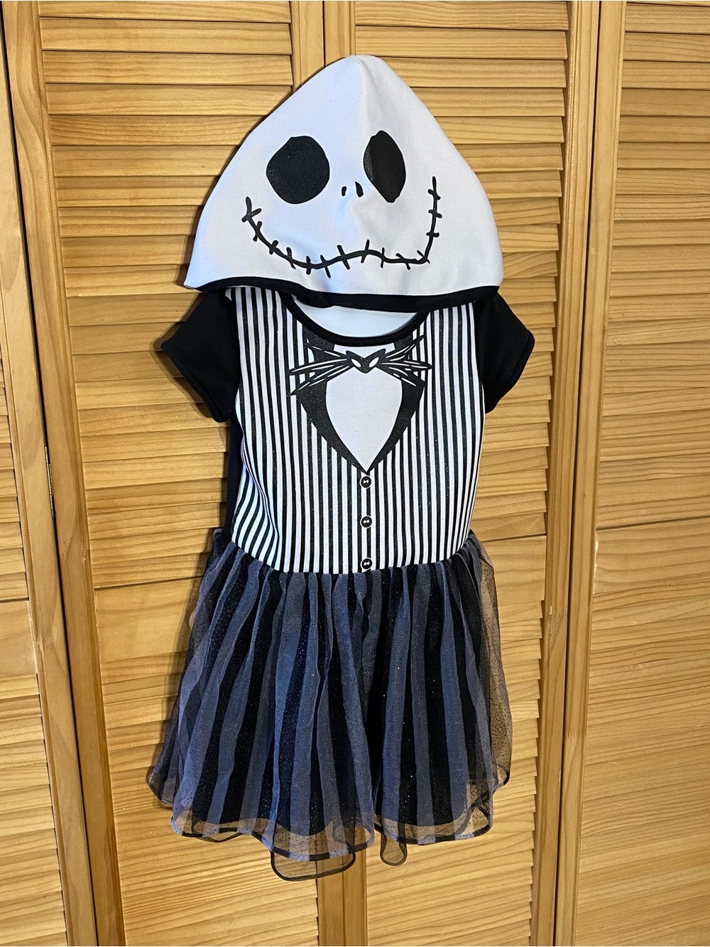 Girl’s Disney Nightmare before Christmas Jack Skellington dress Halloween